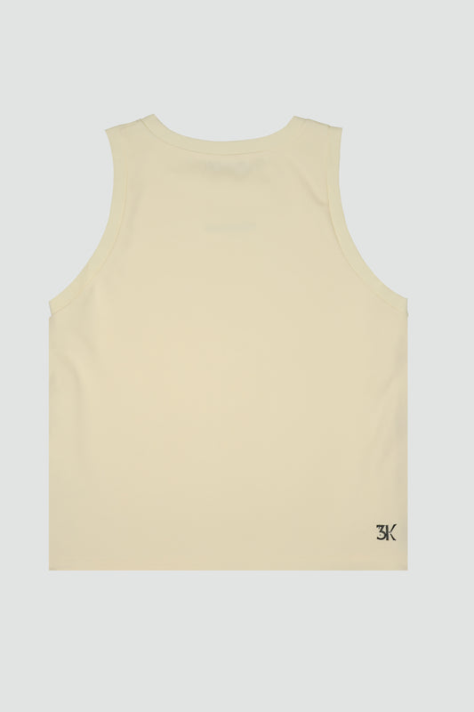 Fitted Tank Top (Cream)