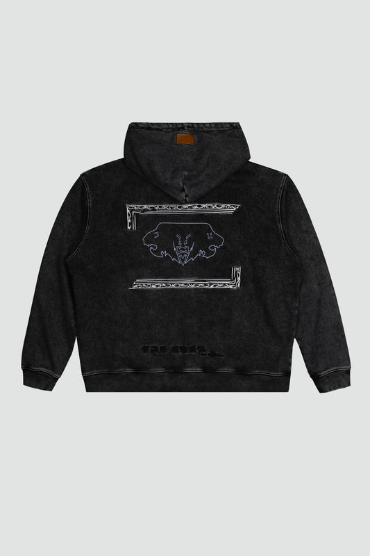 Signature Squiggle Jacket (Washed Black)