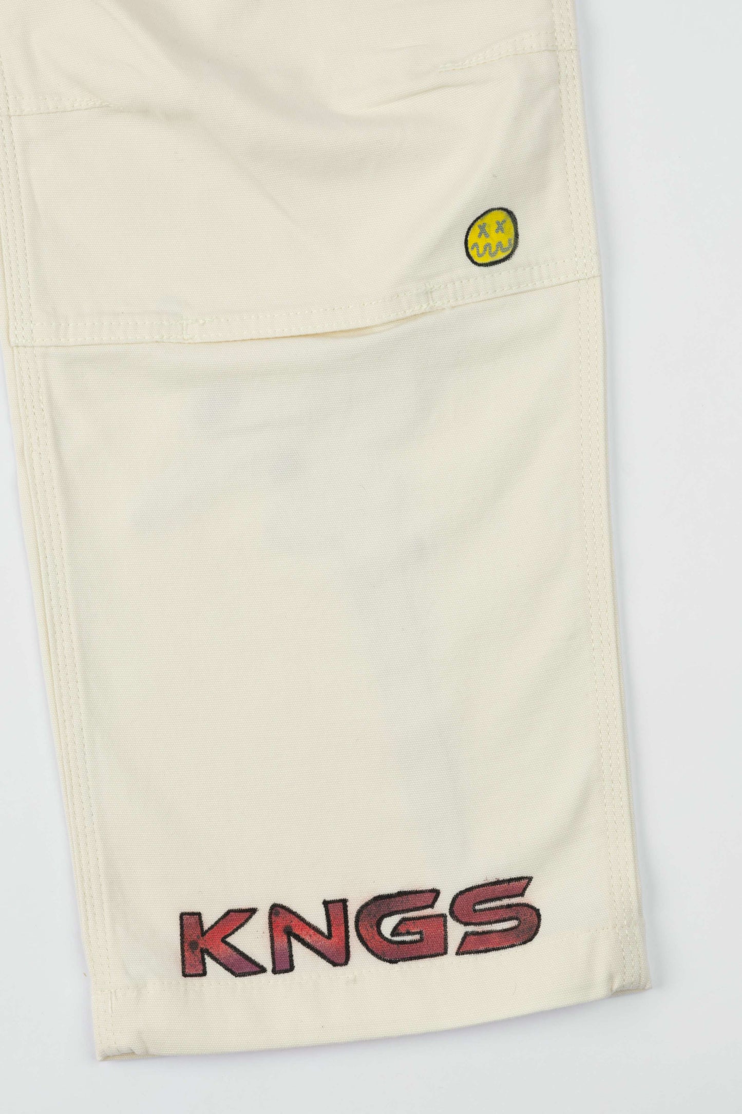 1-Off Art Doodle Pants (Smile Through It All "Buring Smile")