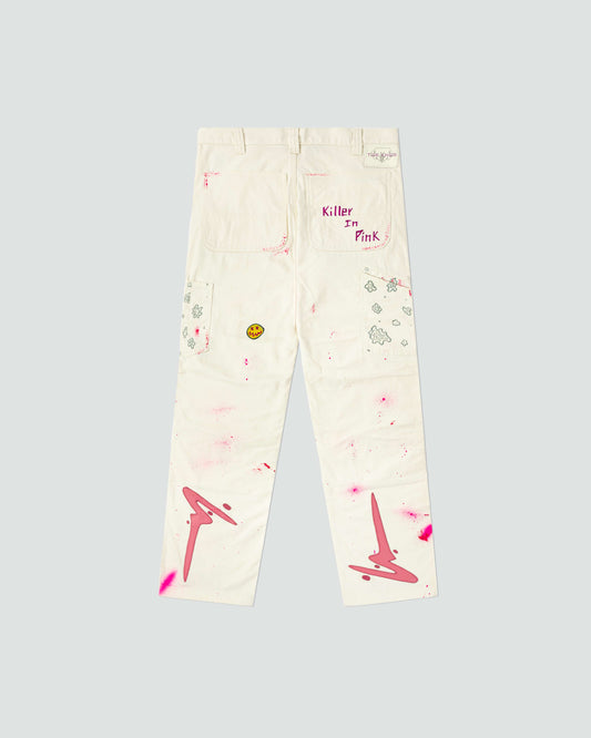 1-Off Art Doodle Pants (She Ate My Heart)