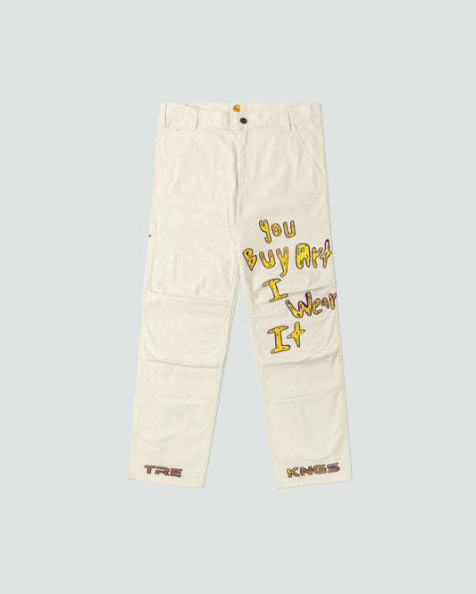 1-Off Art Doodle Pants (You Buy Art I Wear It "LA Edition")