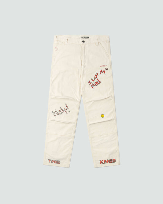 1-Off Art Doodle Pants (I Lost My Mind)